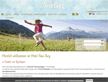 Tablet Screenshot of neue-burg.at